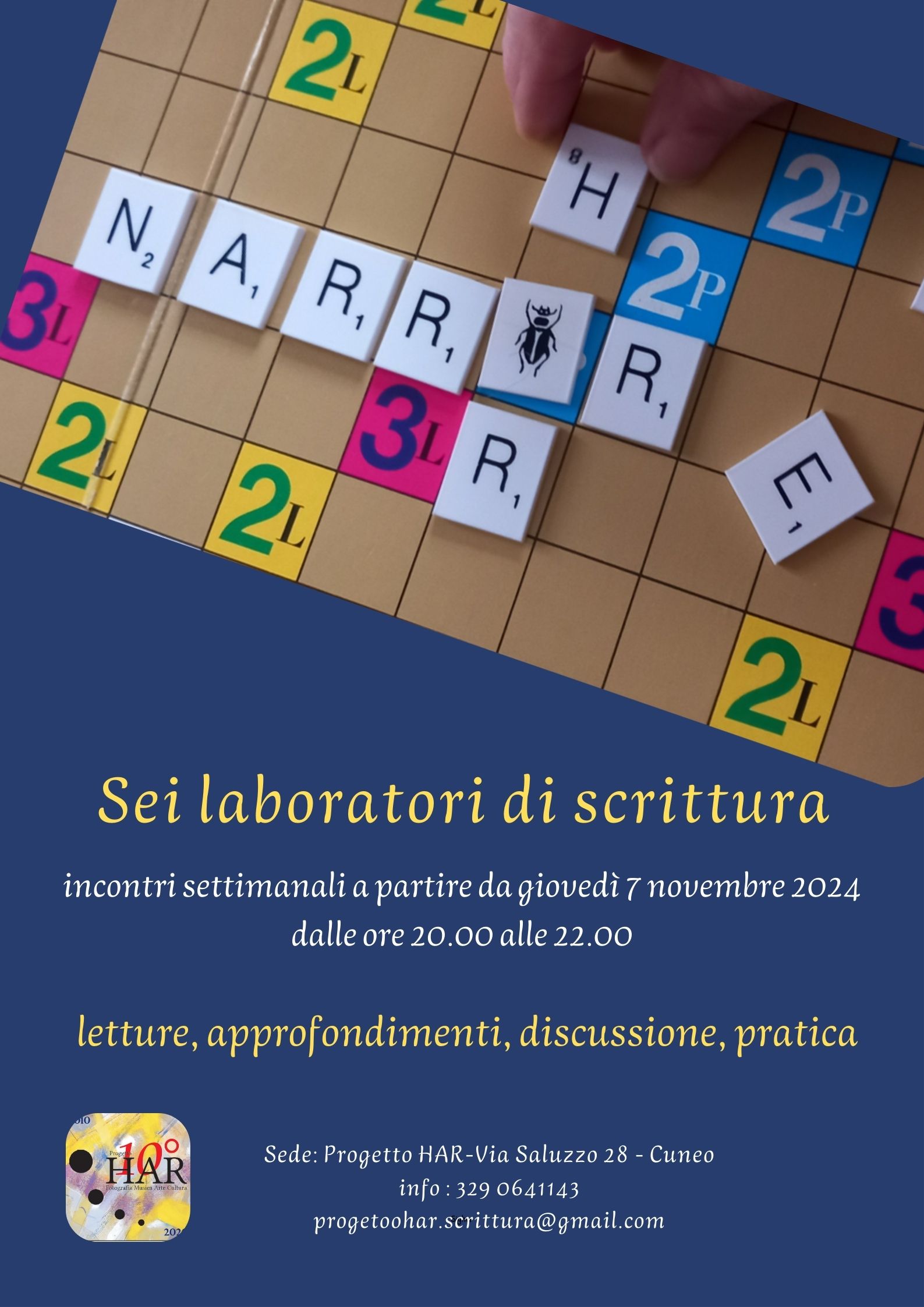 Sei laboratori di scrittura